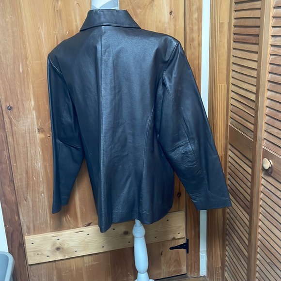 Jackets & Coats Women Plus Brown Genuine Leather